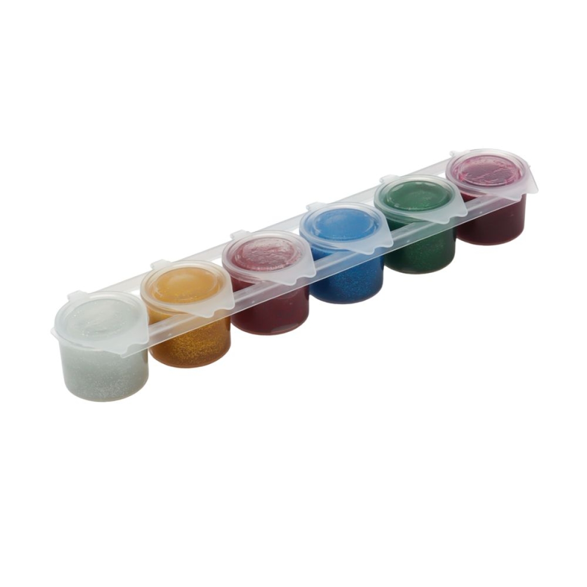 Τέμπερα 15ml Σετ 6 χρωμάτων Glitter - MP172-4