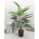 Τεχνητό Διακοσμητικό Φυτό Calathea White Stripe σε Γλάστρα 667009