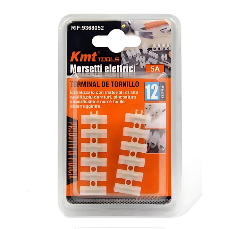 Τερματικά Καλωδίωσης 5A 12 Τεμαχίων Kmt Tools 9368052