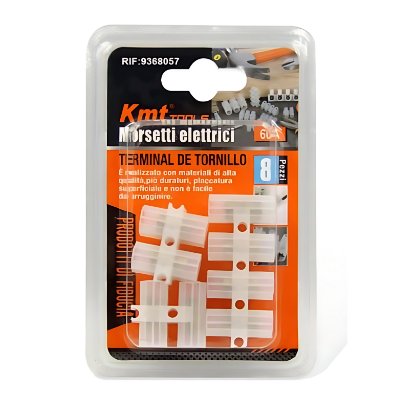 Τερματικά Καλωδίωσης 60A 8 Τεμαχίων Kmt Tools 9368057