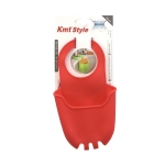Θήκη Σφουγγαριού Νεροχύτη Σιλικόνης 20cm Kmt Style 5403206 Κόκκινο