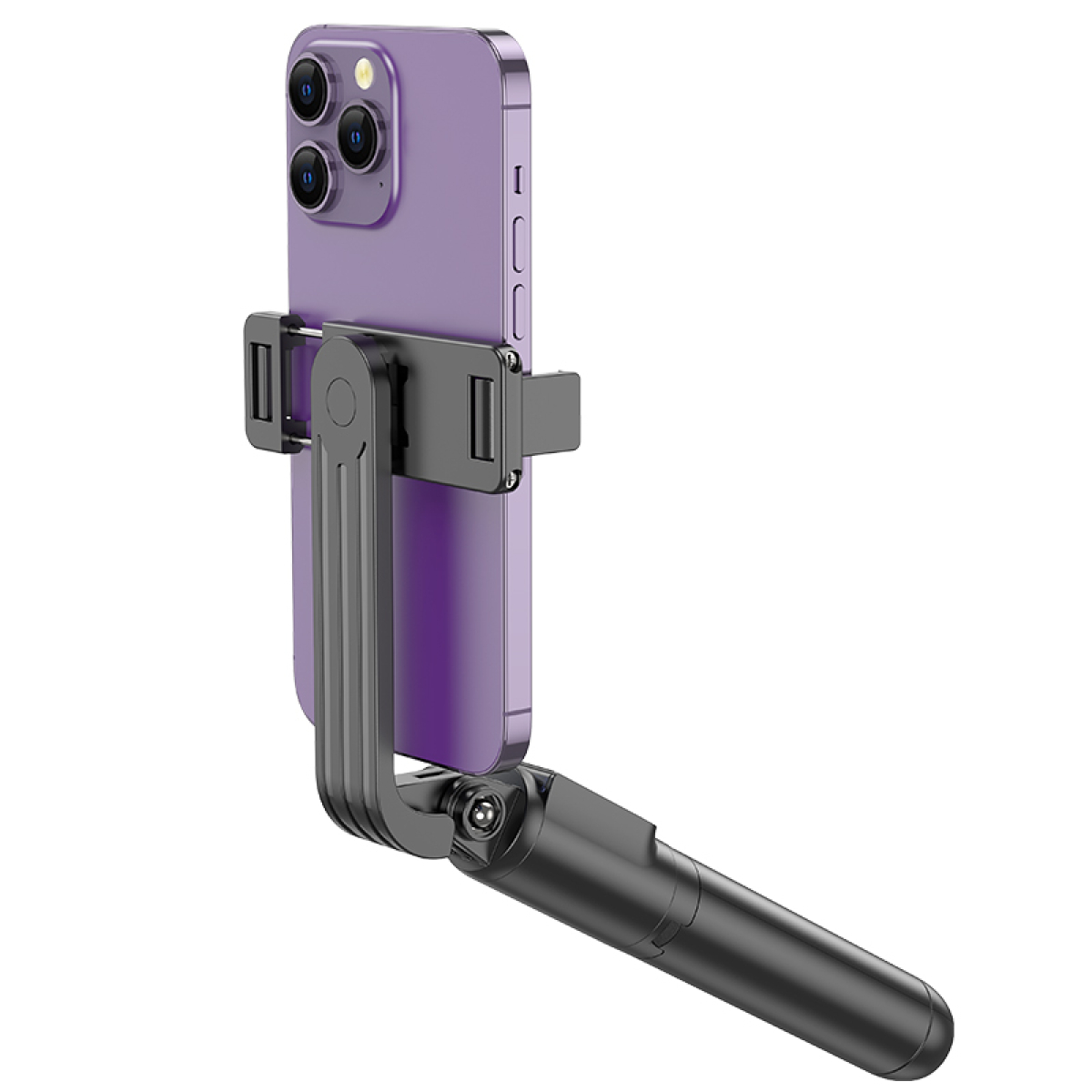 BOROFONE BY11 Happy – Bluetooth Selfie Stick με Τρίποδο & Ασύρματο Τηλεχειριστήριο – Μαύρο