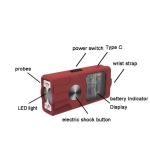 TW-2301 Mini Stun Gun 10.000V – Φορητή Συσκευή Αυτοάμυνας με Ηλεκτρική Εκκένωση & Ενσωματωμένο Φακό Τιρκουάζ