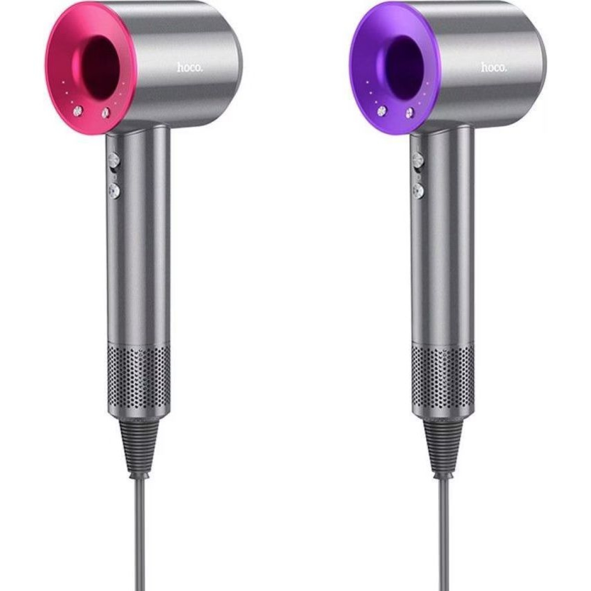 Hoco HP11 Plus Σεσουάρ Μαλλιών με Ιονιστή & Ισχύ 1600W – Ροζ