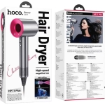 Hoco HP11 Plus Σεσουάρ Μαλλιών με Ιονιστή & Ισχύ 1600W – Ροζ