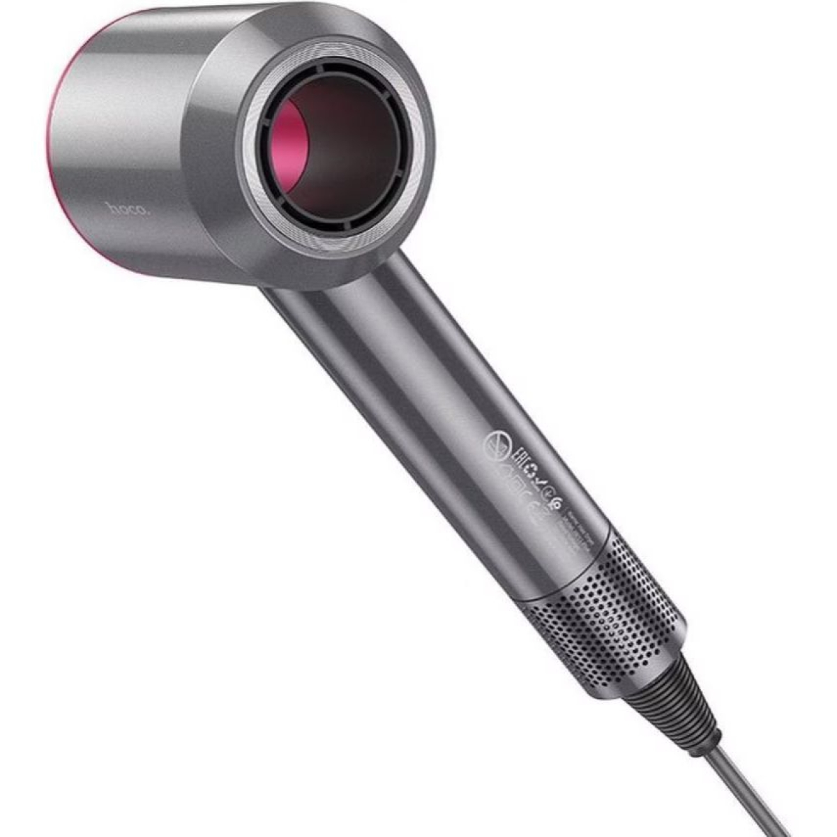 Hoco HP11 Plus Σεσουάρ Μαλλιών με Ιονιστή & Ισχύ 1600W – Ροζ