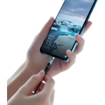 Hoco U76 Fresh Μαγνητικό Καλώδιο Φόρτισης USB σε Type-C – 1.2m - Μαύρο