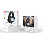 XO GE-02 Big Game Gaming Ακουστικά με Μικρόφωνο και Φωτισμό – 50mm Driver, USB & 3.5mm – Μαύρα