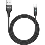 Hoco U76 Fresh Μαγνητικό Καλώδιο Φόρτισης USB σε Type-C – 1.2m - Μαύρο