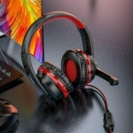 Hoco W103 Over Ear Gaming Headset 3.5mm με Μικρόφωνο – Μαύρο/Κόκκινο