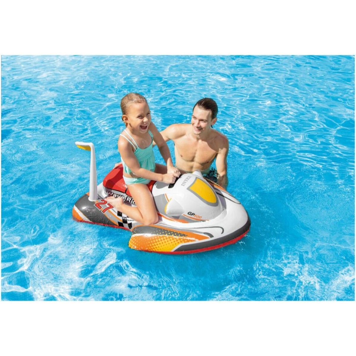 Intex Φουσκωτό Jet Ski Wave Rider Ride-On Κόκκινο – 117x77cm 57520NP