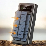 SOVO X26 Ηλιακό Power Bank 10000mAh με LED Φακό – Μαύρο
