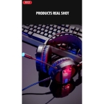 XO GE-02 Big Game Gaming Ακουστικά με Μικρόφωνο και Φωτισμό – 50mm Driver, USB & 3.5mm – Μαύρα