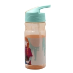 Παιδικό Παγούρι Frozen 550ml με Καλαμάκι Flip – Πλαστικό PS, BPA Free