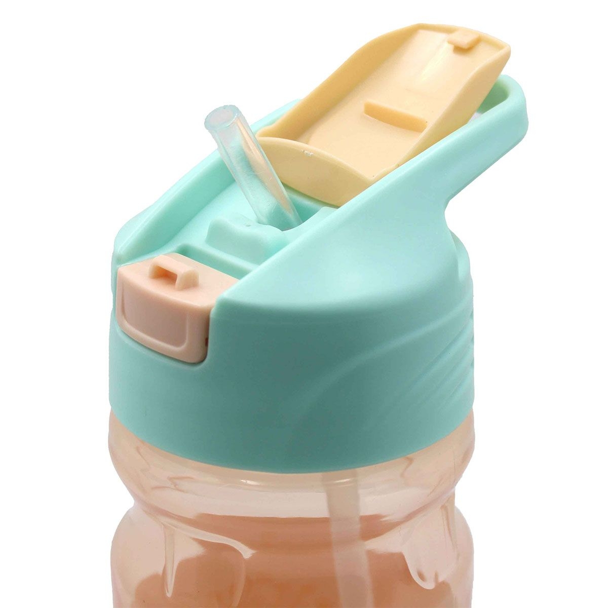 Παιδικό Παγούρι Frozen 550ml με Καλαμάκι Flip – Πλαστικό PS, BPA Free