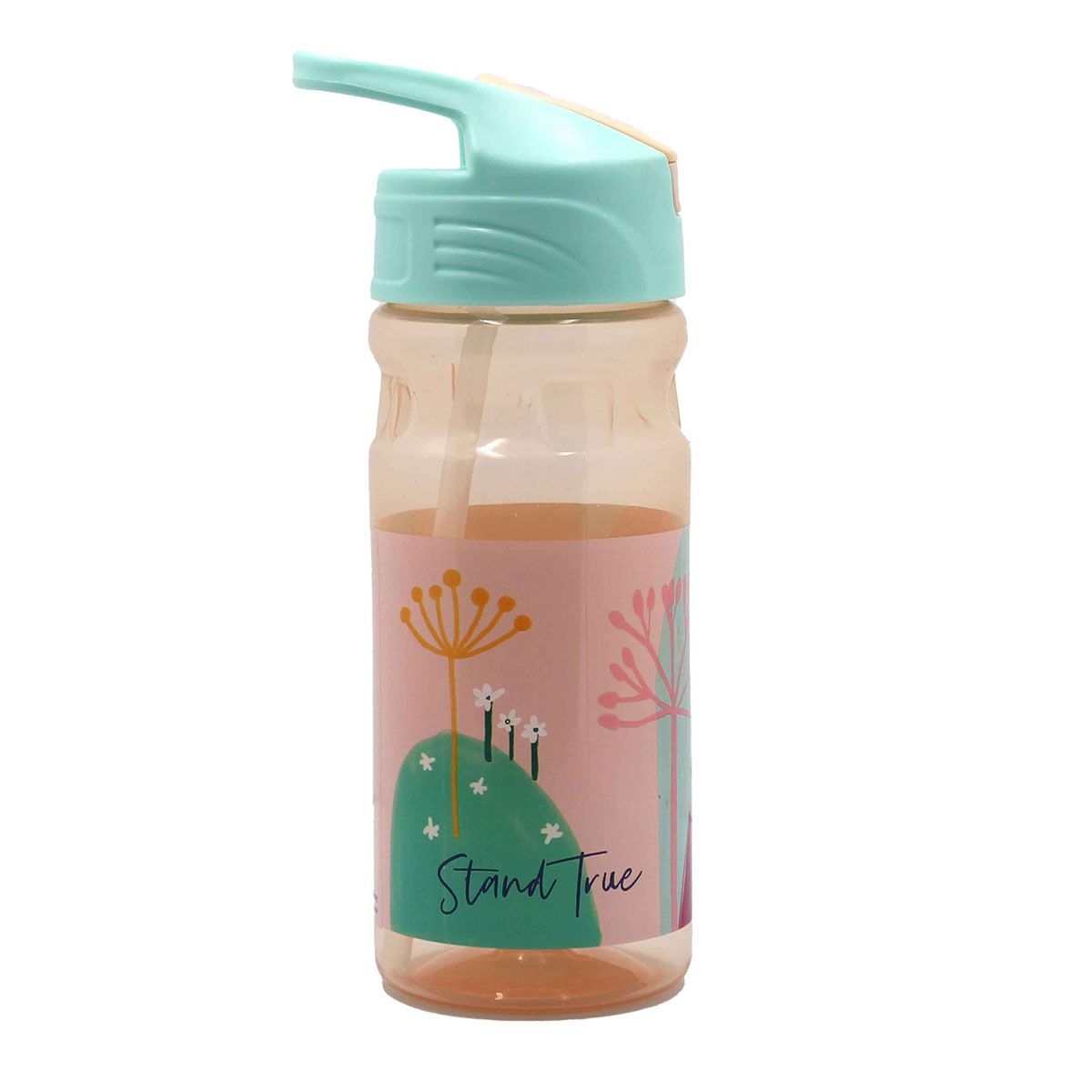 Παιδικό Παγούρι Frozen 550ml με Καλαμάκι Flip – Πλαστικό PS, BPA Free