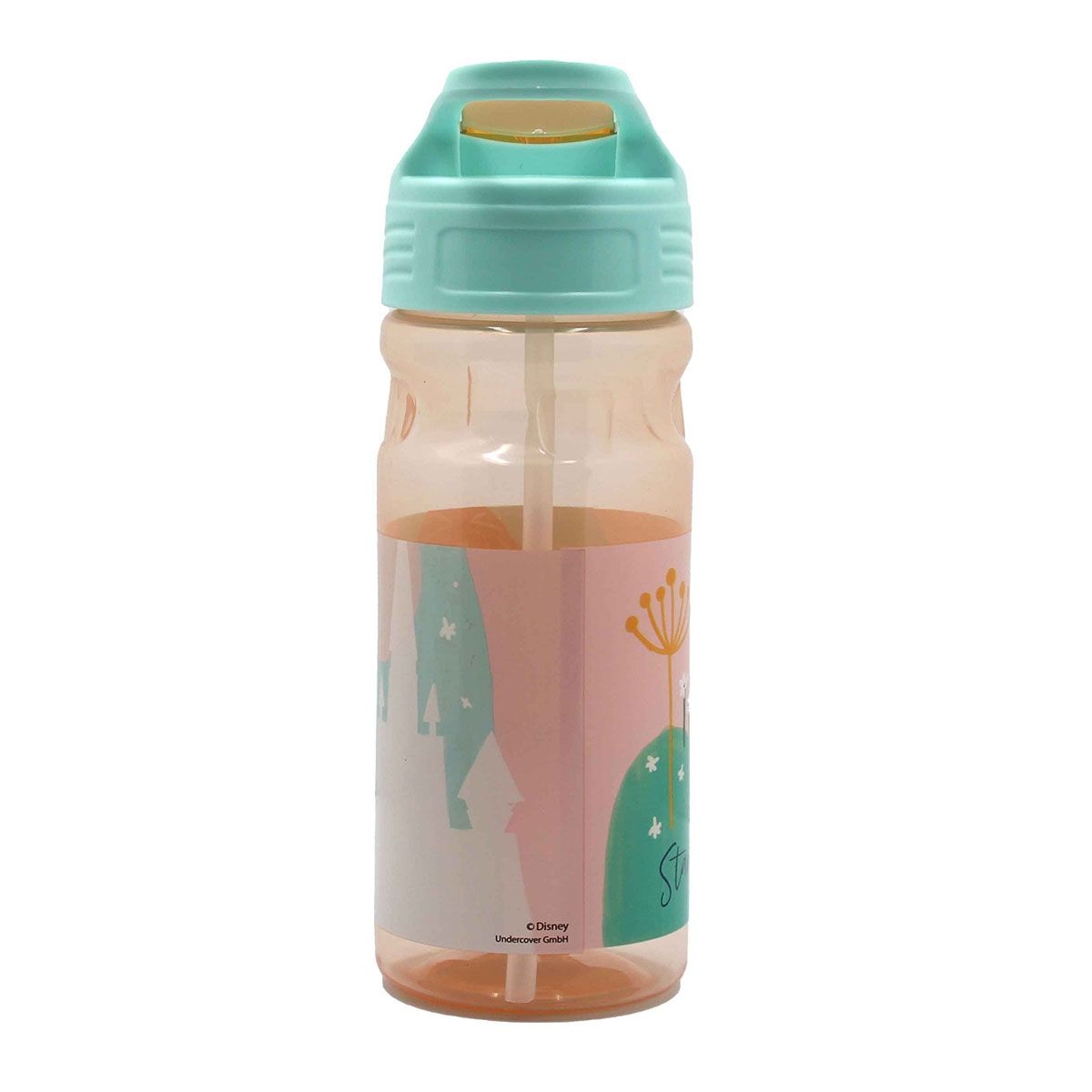 Παιδικό Παγούρι Frozen 550ml με Καλαμάκι Flip – Πλαστικό PS, BPA Free
