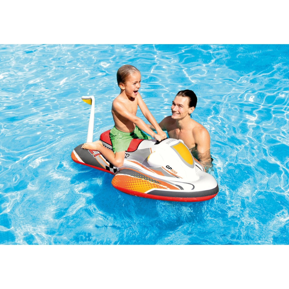 Intex Φουσκωτό Jet Ski Wave Rider Ride-On Κόκκινο – 117x77cm 57520NP
