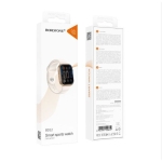 BOROFONE BD12 Smartwatch – Έξυπνο Ρολόι με Οθόνη AMOLED 2.01" & Υποστήριξη Κλήσεων Bluetooth - Λευκό/Χρυσό