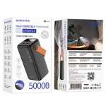 Borofone BJ66A Power Bank 50000mAh 22.5W με 2 Θύρες USB-A & Θύρα USB-C – Μαύρο