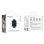 Hoco Y27 Smartwatch με Bluetooth Κλήσεις, Οθόνη 1.95” & Παρακολούθηση Υγείας – Μπλε