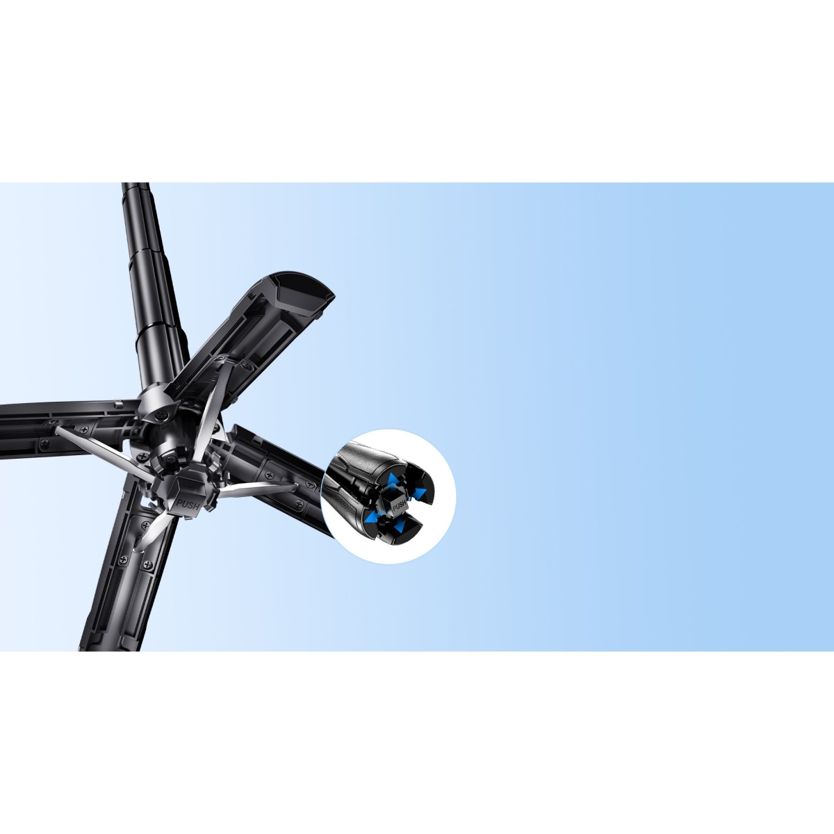 Remax P80 Mini Pocket Selfie Stick με Bluetooth & Βάση Στήριξης – Πολλαπλών Χρήσεων για Selfie, Live και Desktop - Μαύρο