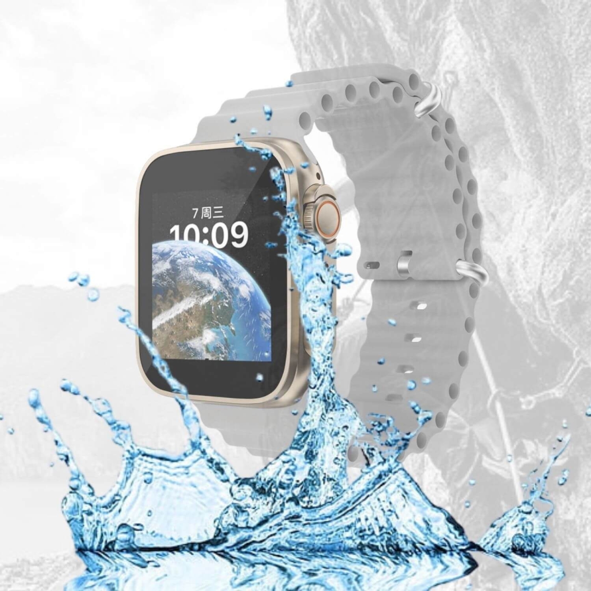 FitPro T500 Ultra Smartwatch – Με Bluetooth Κλήσεις, NFC & Οθόνη 1.85” – Γκρί