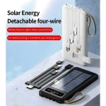 SOVO X26 Ηλιακό Power Bank 10000mAh με LED Φακό – Μαύρο