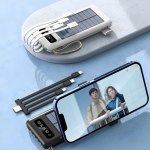 SOVO X26 Ηλιακό Power Bank 10000mAh με LED Φακό – Μαύρο
