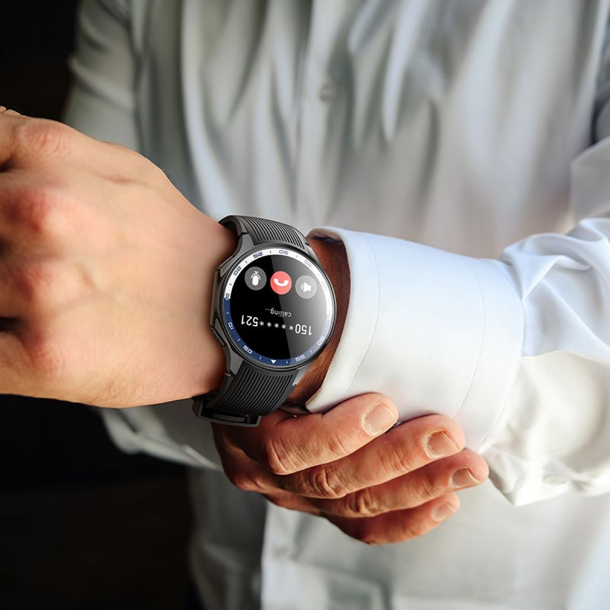 Hoco Y24 Smartwatch AMOLED με Λειτουργία Κλήσεων, IP67 - Ασημί