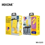 WEKOME WA-S103 Επιτραπέζια Βάση Κινητού με Περιστροφή 360° & Βραχίονα Τριπλού Άξονα - Κίτρινη