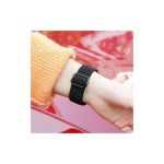 Hoco WH03 Jane Eyre Series Λουράκι Ρολογιού Ultra-thin Nylon 22mm - Μαύρο