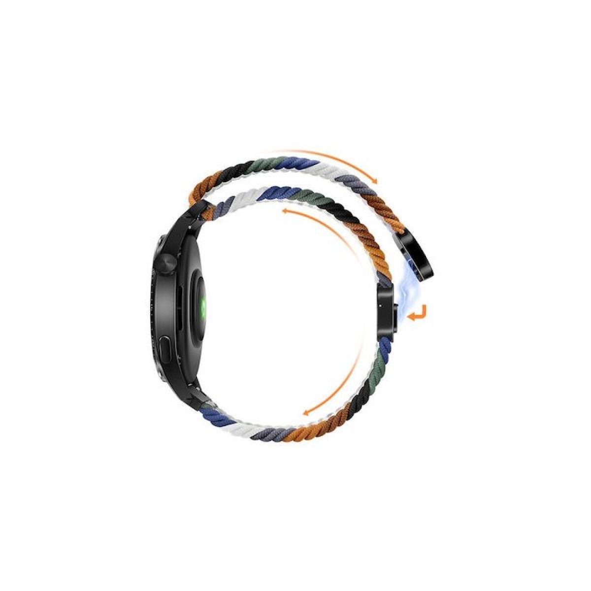 Hoco WH09 Λουράκι Ρολογιού – Μαύρο – Συμβατό με Samsung, Huawei, Xiaomi (22mm)