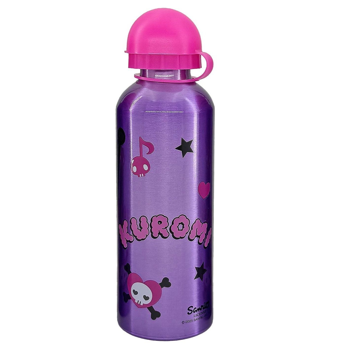 Μεταλλικό Παγούρι Kuromi 500ml Μωβ – Ανθεκτικό & Μοντέρνο για Παιδιά