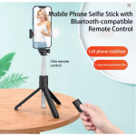 KOUVOLSEN X1S Bluetooth Τρίποδο με Selfie Stick & Τηλεχειριστήριο – Μαύρο