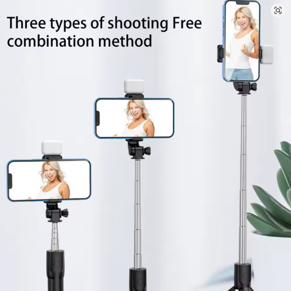 KOUVOLSEN X1S Bluetooth Τρίποδο με Selfie Stick & Τηλεχειριστήριο – Μαύρο