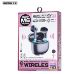 REMAX AlloyBuds M6 Zinc Alloy Ασύρματα Bluetooth Ακουστικά – Μαύρα