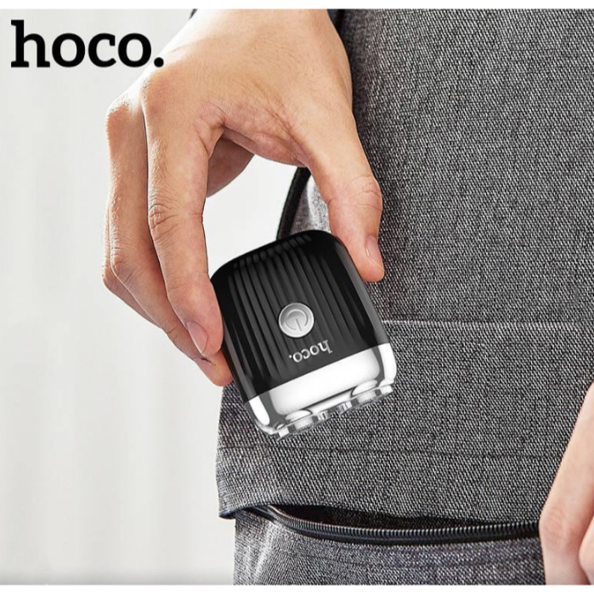 Hoco DI30 Φορητή Μίνι Ξυριστική Μηχανή – Επαναφορτιζόμενη, Αδιάβροχη IPX6, USB-C - Μαύρο