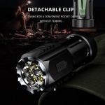 X-Balog Επαναφορτιζόμενος Φακός LED CREE XPG-5 – 2000lm, Ασημί