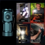X-Balog Επαναφορτιζόμενος Φακός LED CREE XPG-5 – 2000lm, Ασημί