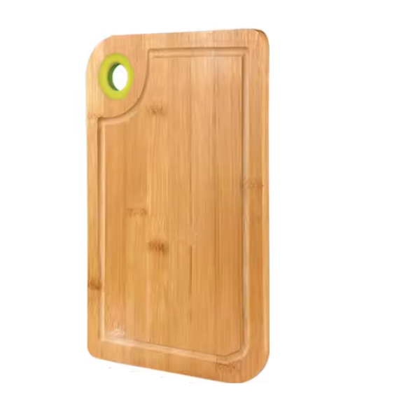 Ξύλινος Δίσκος Κοπής Bamboo 30x20.5x1cm Kmt Style 5403267 Καφέ-Πράσινο