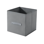 Υφασμάτινο Ανοιχτό Κουτί Αποθήκευσης 30x30cm 3280053 Γκρι