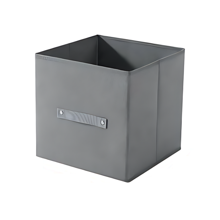 Υφασμάτινο Ανοιχτό Κουτί Αποθήκευσης 30x30cm 3280053 Γκρι