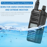 Ασύρματος Πομποδέκτης Baofeng UV-9R Pro 5W VHF/UHF IP68 Αδιάβροχο με Μπαταρία 2800mAh & Μονόχρωμη Οθόνη