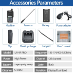Ασύρματος Πομποδέκτης Baofeng UV-9R Pro 5W VHF/UHF IP68 Αδιάβροχο με Μπαταρία 2800mAh & Μονόχρωμη Οθόνη