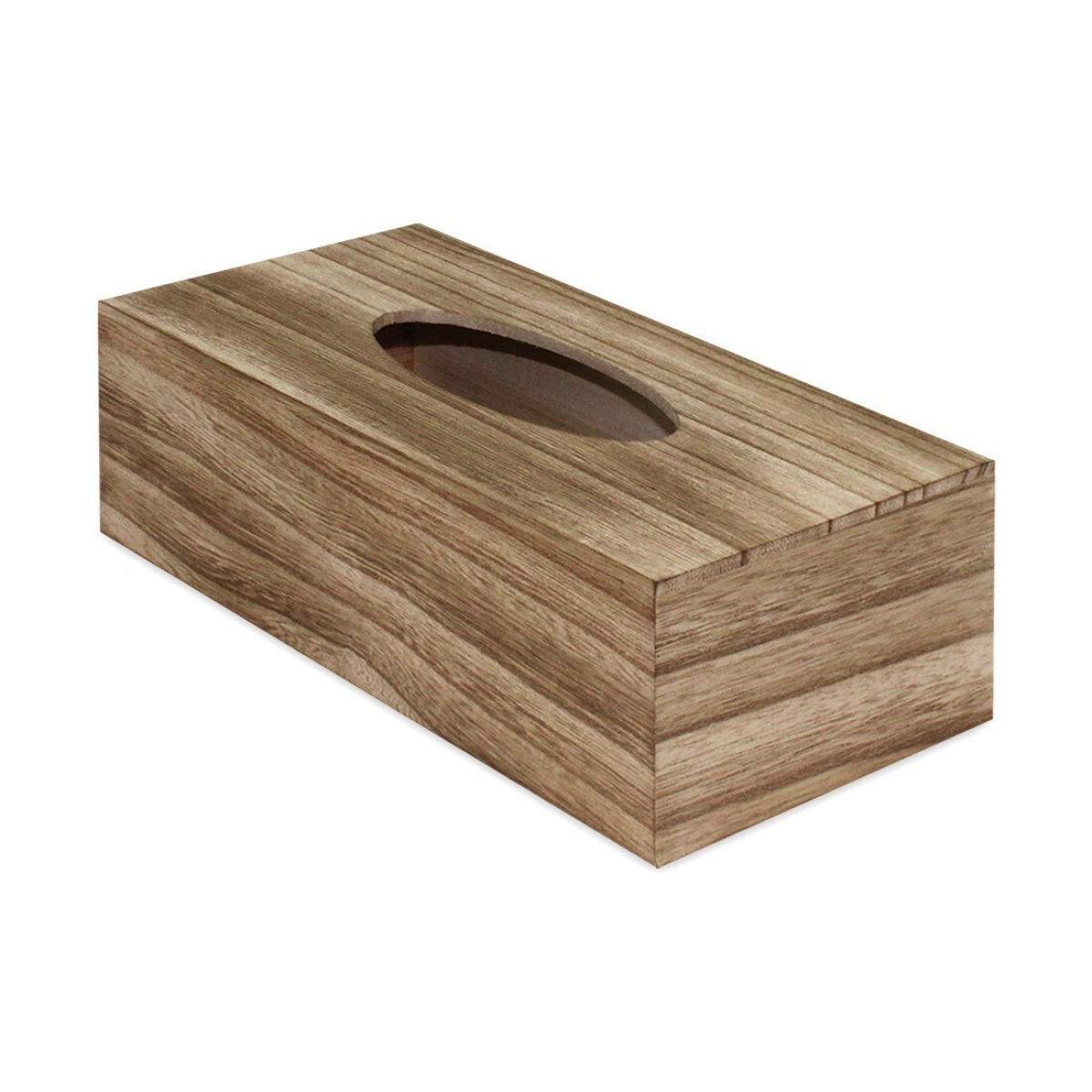 Tpster Ξύλινη Θήκη για Χαρτομάντηλα Καφέ 23.5x13x10cm – Διακοσμητική & Πρακτική 11780