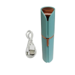 Συσκευή Αποτρίχωσης Προσώπου Gold Beauty FLAWLESS – Φορητή με LED & Βούρτσα Καθαρισμού - Μπλέ