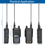 Ασύρματος Πομποδέκτης Baofeng UV-9R Pro 5W VHF/UHF IP68 Αδιάβροχο με Μπαταρία 2800mAh & Μονόχρωμη Οθόνη