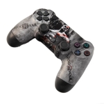 Doubleshock Ασύρματο Gamepad για PS4 God Of War – Εργονομικός Σχεδιασμός & Δόνηση - Γκρι