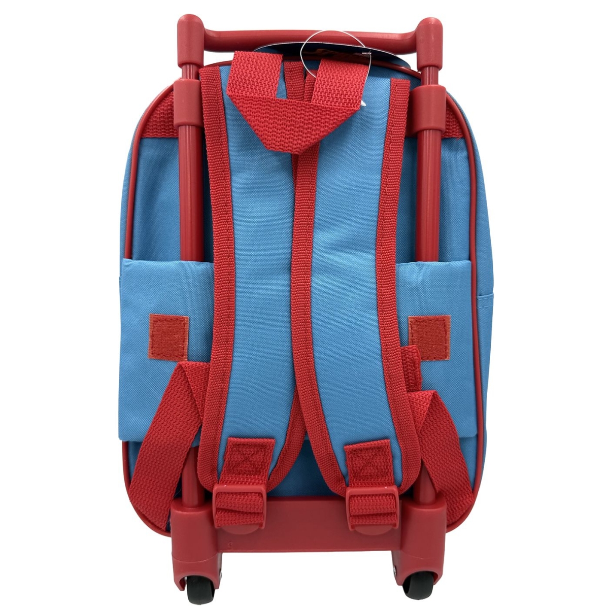 Τσάντα Τρόλεϊ Ανατομική Νηπίου Spiderman 29cm με Τηλεσκοπικό Χερούλι & Ανθεκτικούς Τροχούς